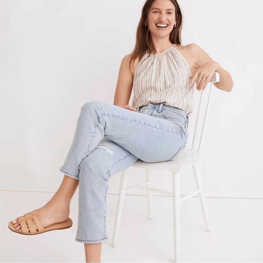 Madewell perfect vintage crop jeans sudbury wash